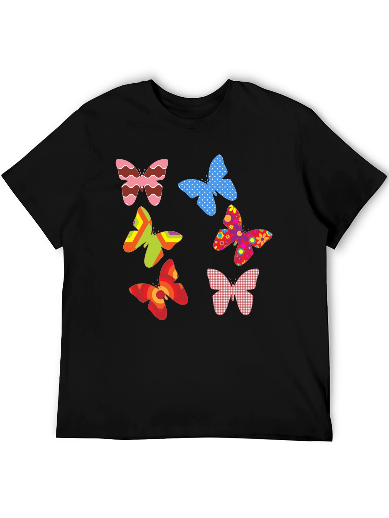 Butterfly Pattern T-Shirt