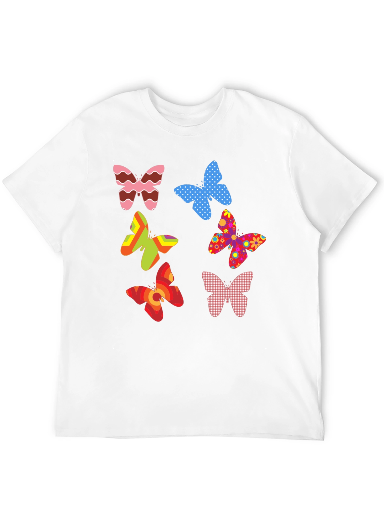 Butterfly Pattern T-Shirt