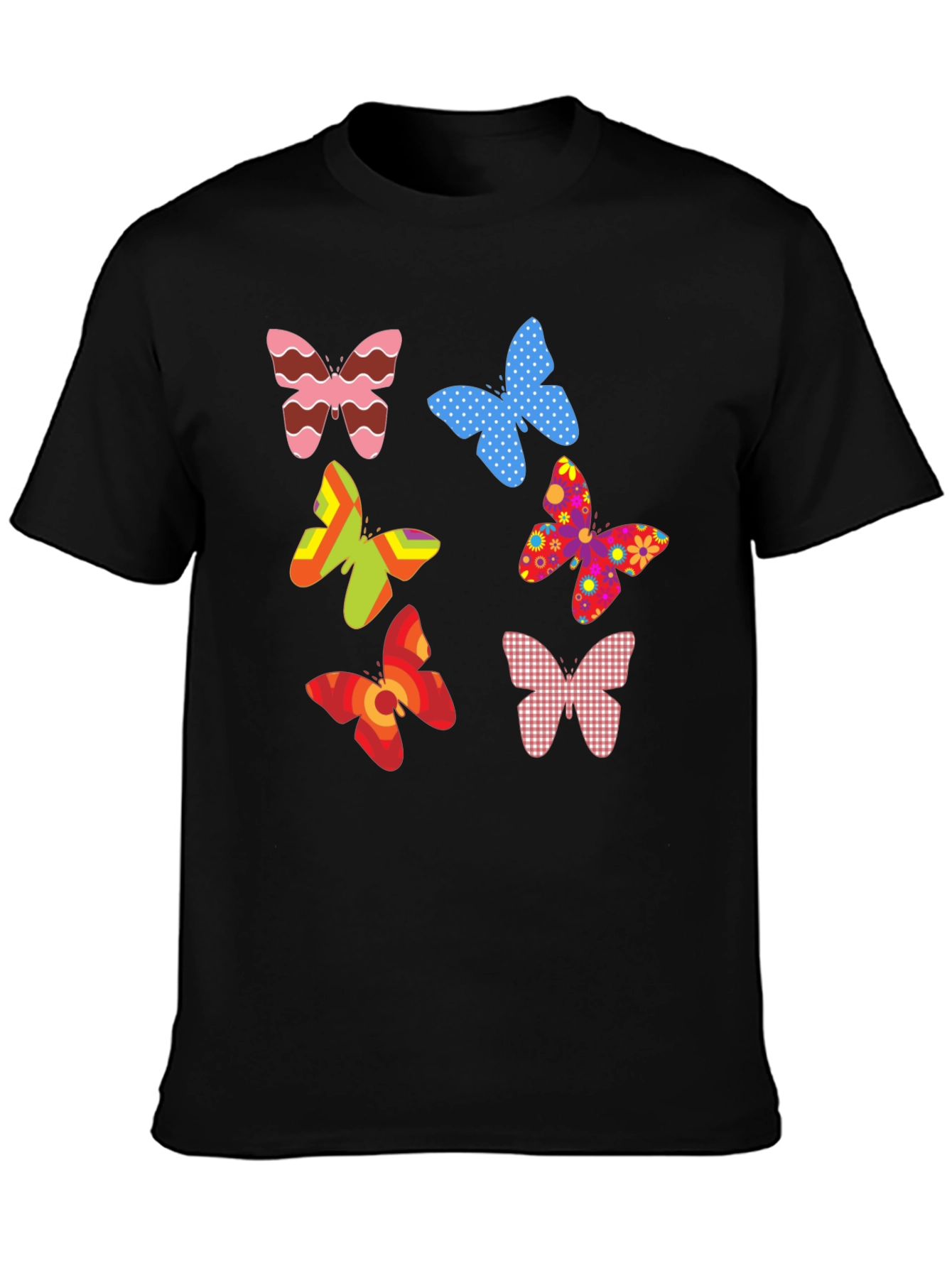 Butterfly Pattern T-Shirt