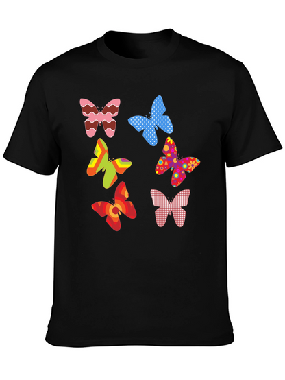 Butterfly Pattern T-Shirt