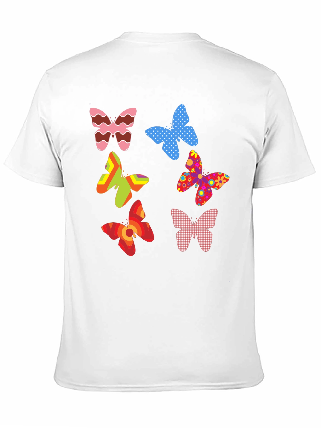 Butterfly Pattern T-Shirt