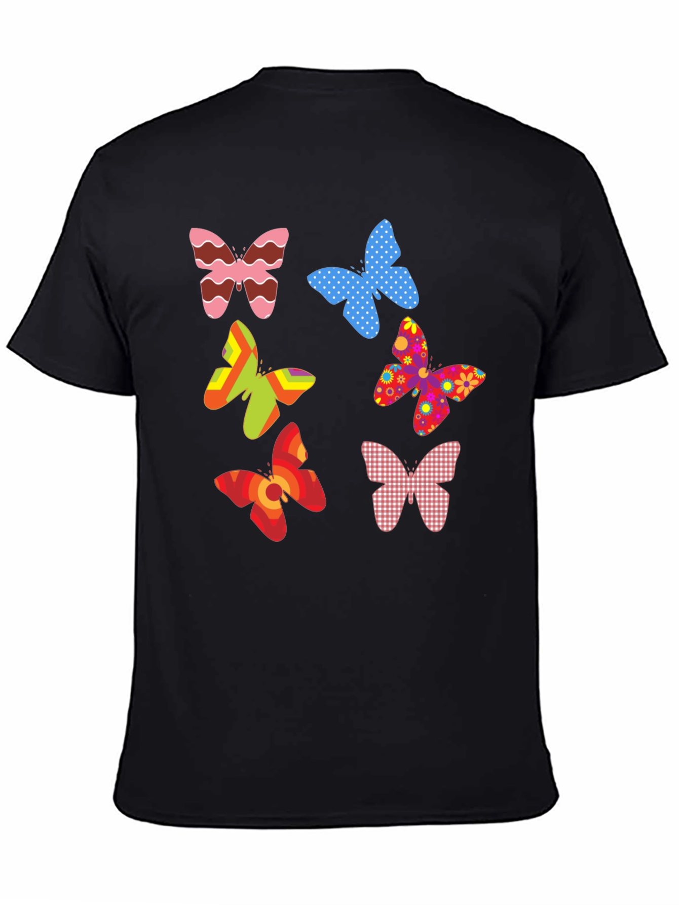 Butterfly Pattern T-Shirt