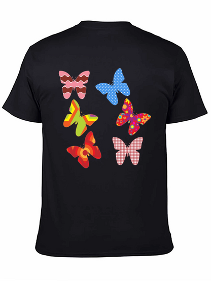 Butterfly Pattern T-Shirt