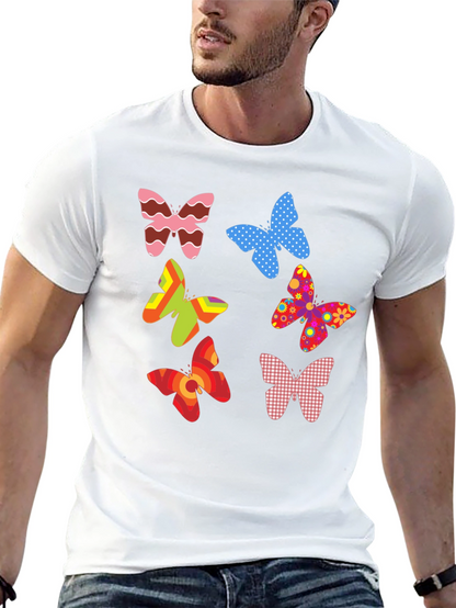 Butterfly Pattern T-Shirt