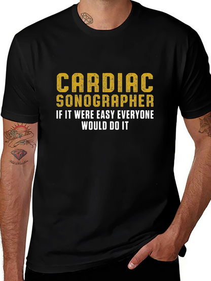 Cardiac Sonographer T-Shirt - Gift for Medical Professionals