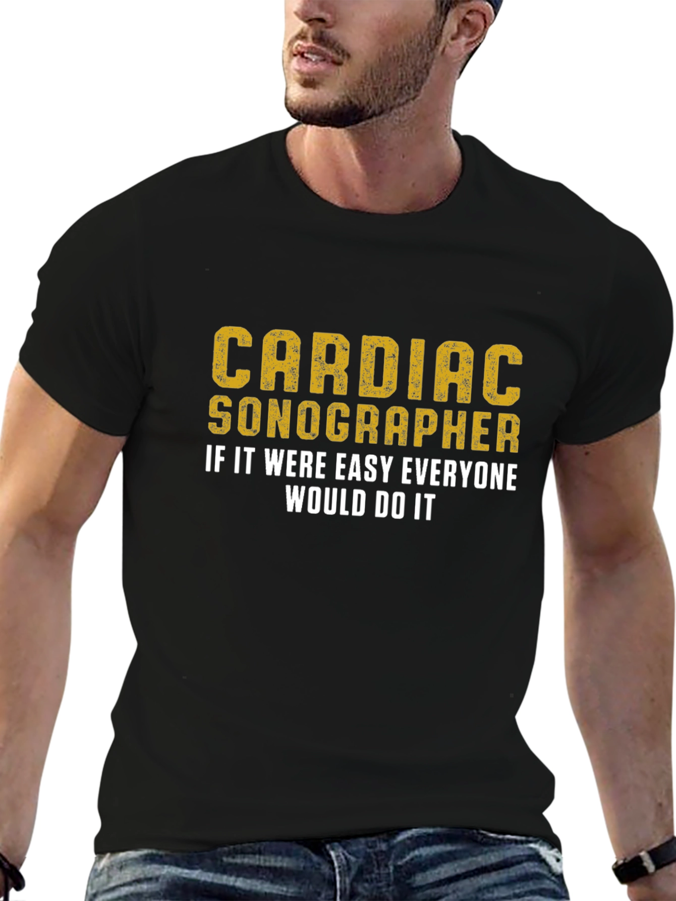 Cardiac Sonographer T-Shirt - Gift for Medical Professionals