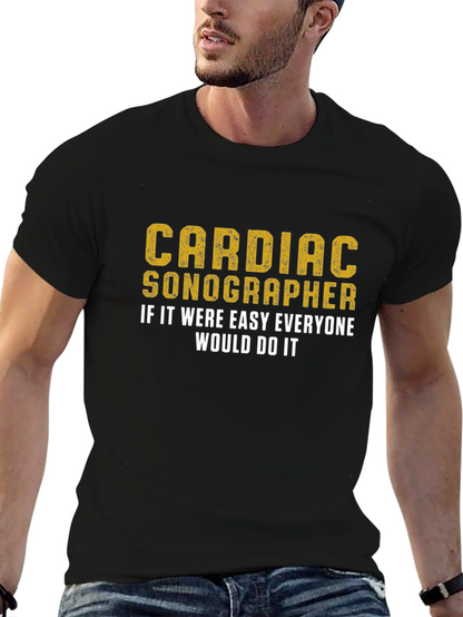 Cardiac Sonographer T-Shirt - Gift for Medical Professionals