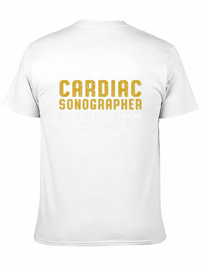 Cardiac Sonographer T-Shirt - Gift for Medical Professionals