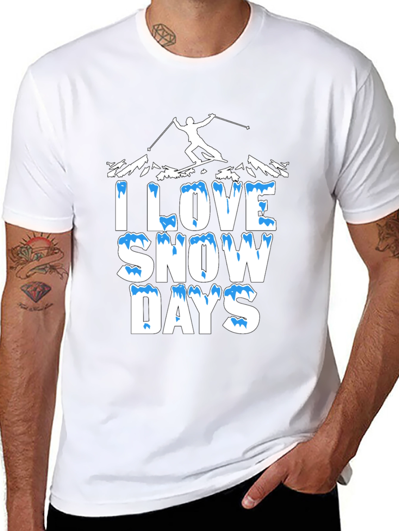 I Love Snow Days Graphic T-Shirt