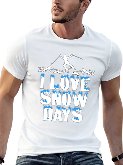I Love Snow Days Graphic T-Shirt