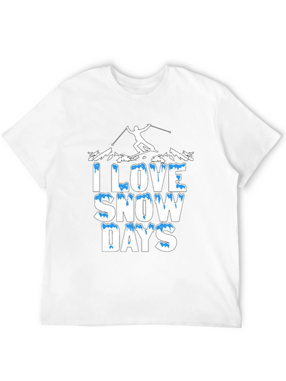 I Love Snow Days Graphic T-Shirt