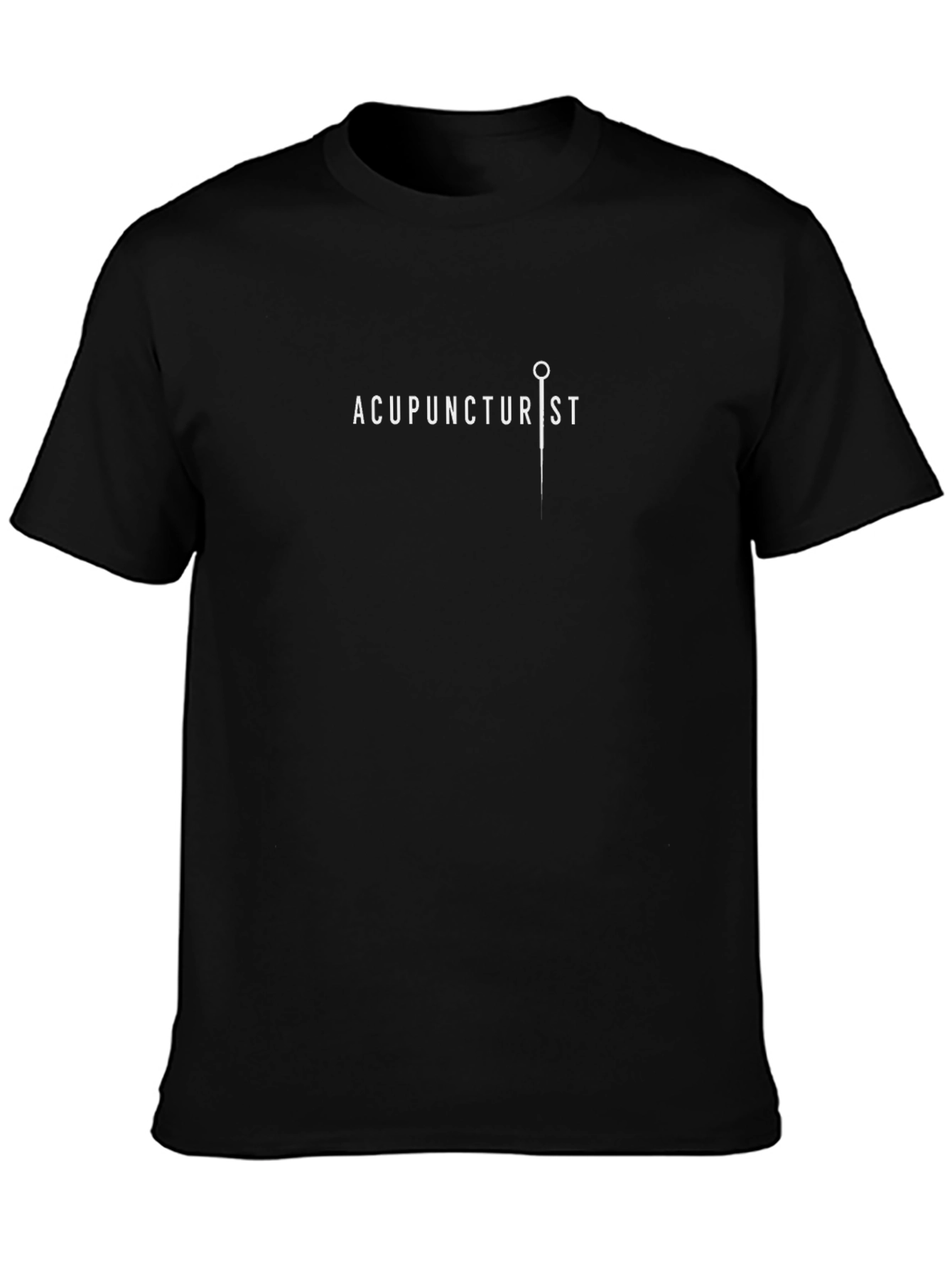 Acupuncturist Black Graphic T-Shirt