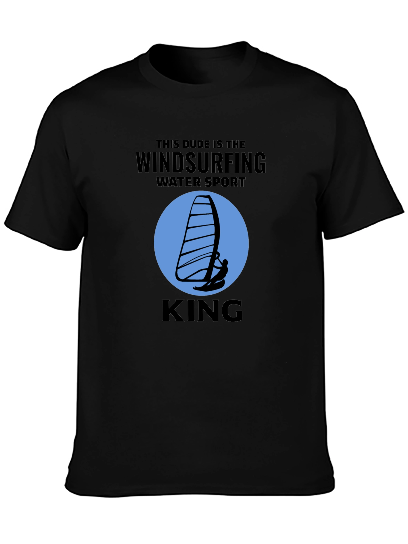 Windsurfing King T-Shirt Water Sport Design