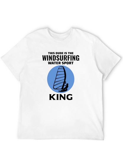 Windsurfing King T-Shirt Water Sport Design