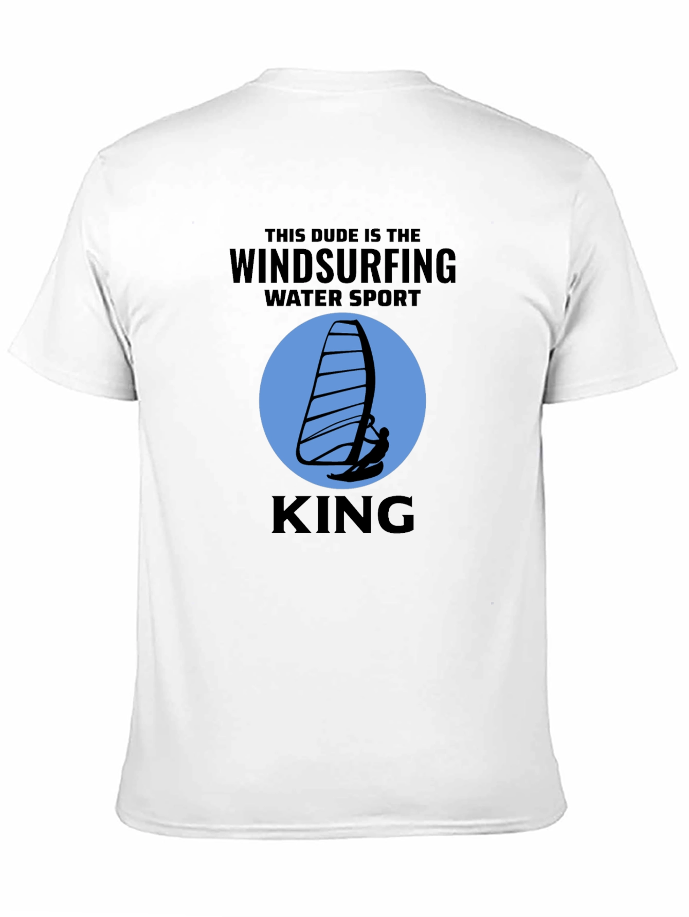 Windsurfing King T-Shirt Water Sport Design