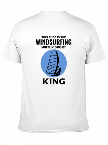 Windsurfing King T-Shirt Water Sport Design