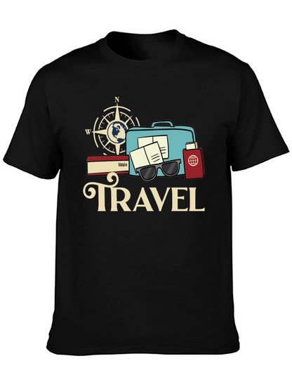 Travel Theme Graphic T-Shirt - Adventure Ready!