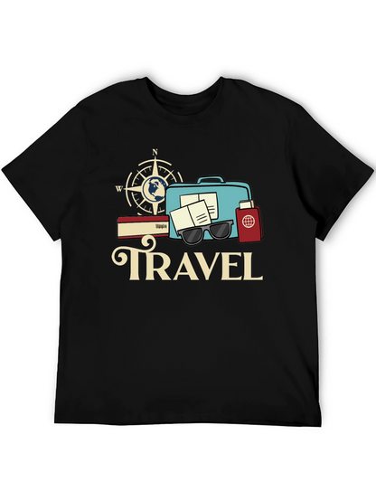 Travel Theme Graphic T-Shirt - Adventure Ready!