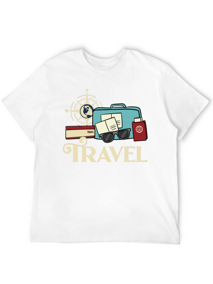 Travel Theme Graphic T-Shirt - Adventure Ready!