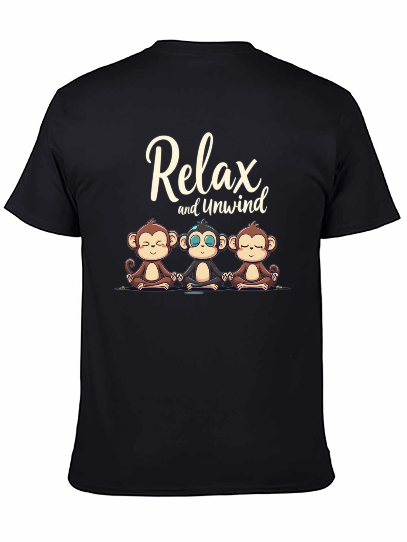 Relax and Unwind Monkey Graphic Tee