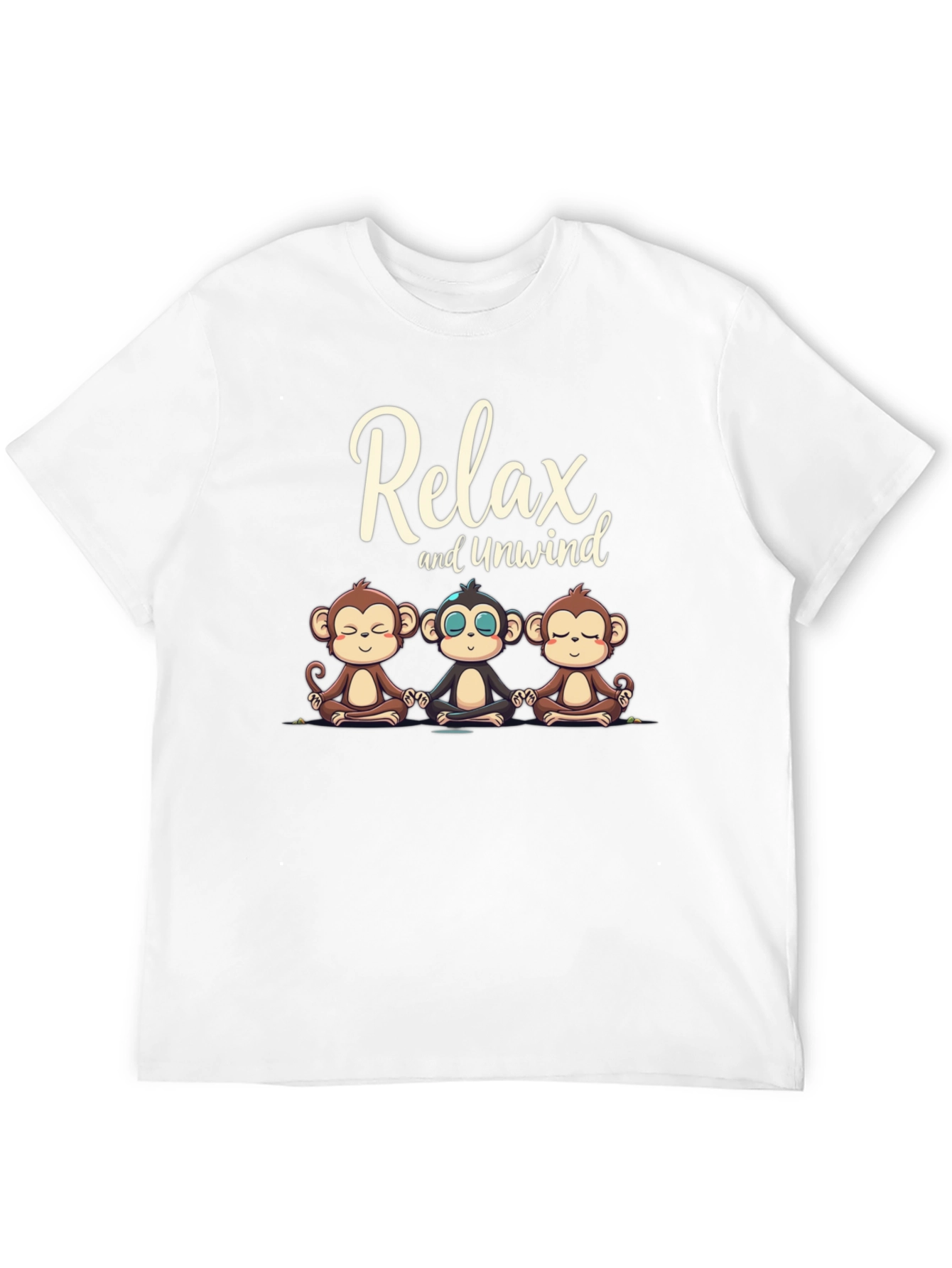 Relax and Unwind Monkey Graphic Tee