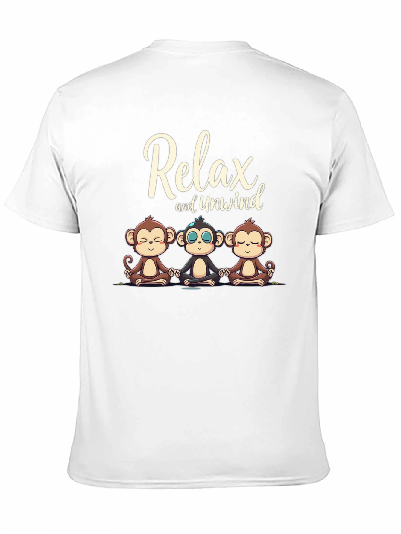 Relax and Unwind Monkey Graphic Tee