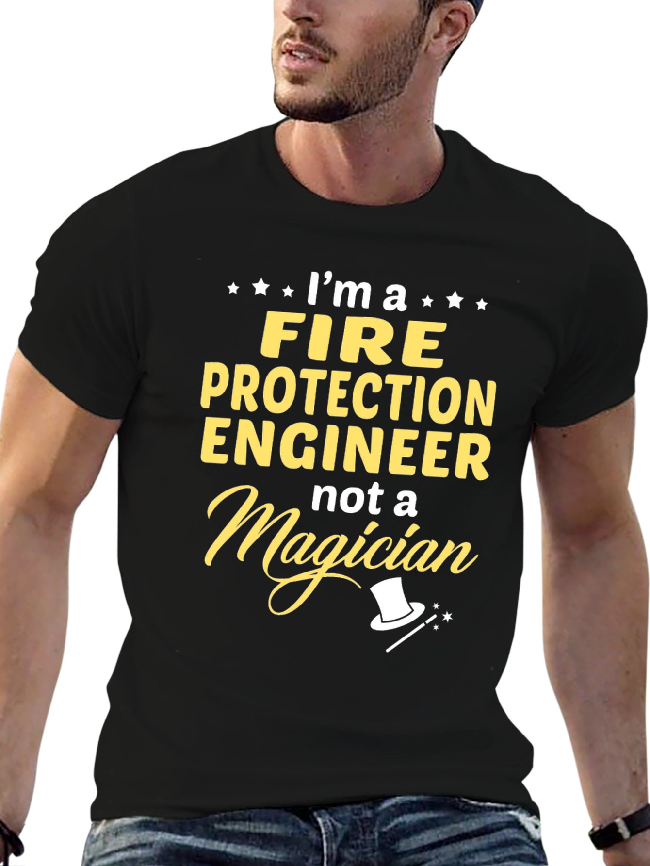 Fire Protection Engineer T-Shirt - Magician Humor