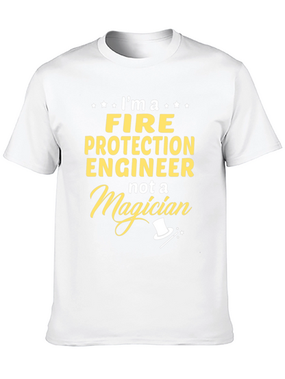 Fire Protection Engineer T-Shirt - Magician Humor