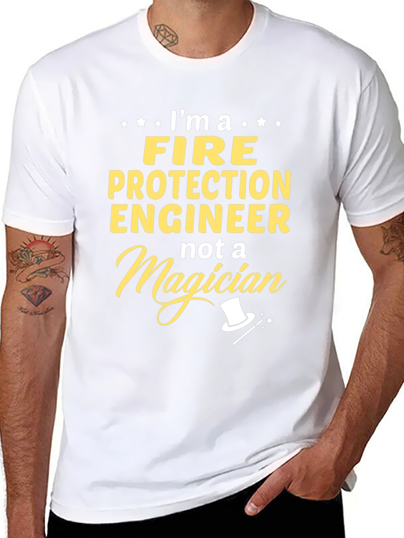 Fire Protection Engineer T-Shirt - Magician Humor