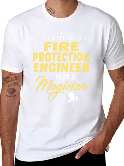 Fire Protection Engineer T-Shirt - Magician Humor