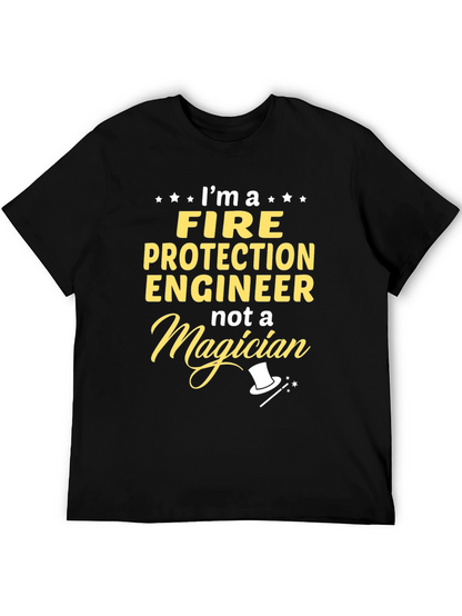 Fire Protection Engineer T-Shirt - Magician Humor