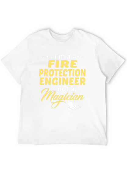 Fire Protection Engineer T-Shirt - Magician Humor