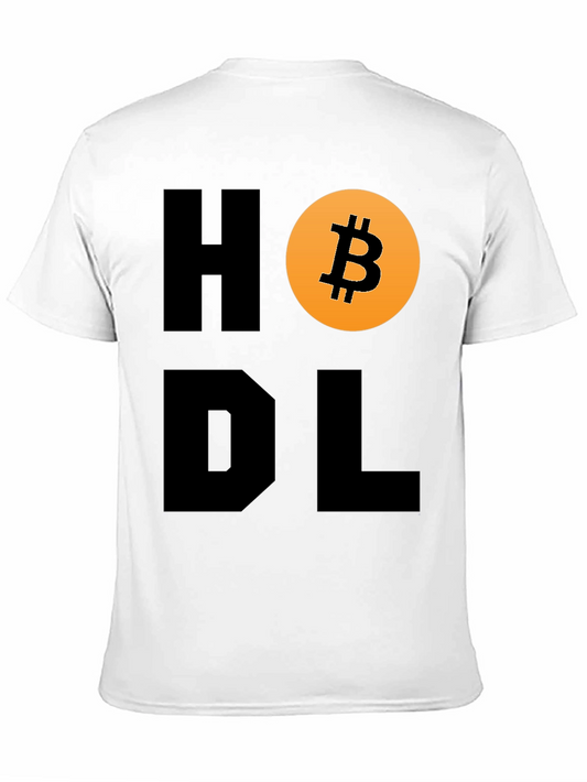 HODL Bitcoin Graphic T-Shirt - Crypto Investor Tee