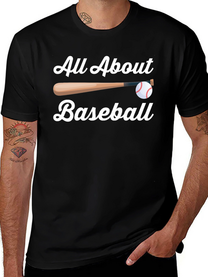 All About Baseball T-Shirt - Black