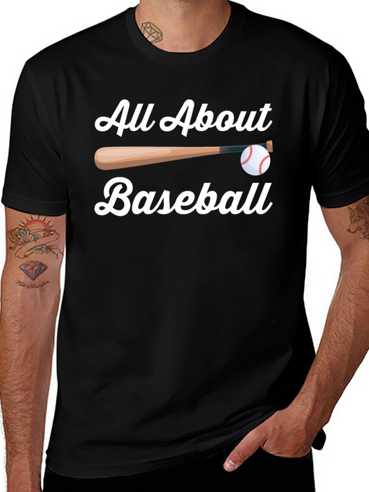 All About Baseball T-Shirt - Black