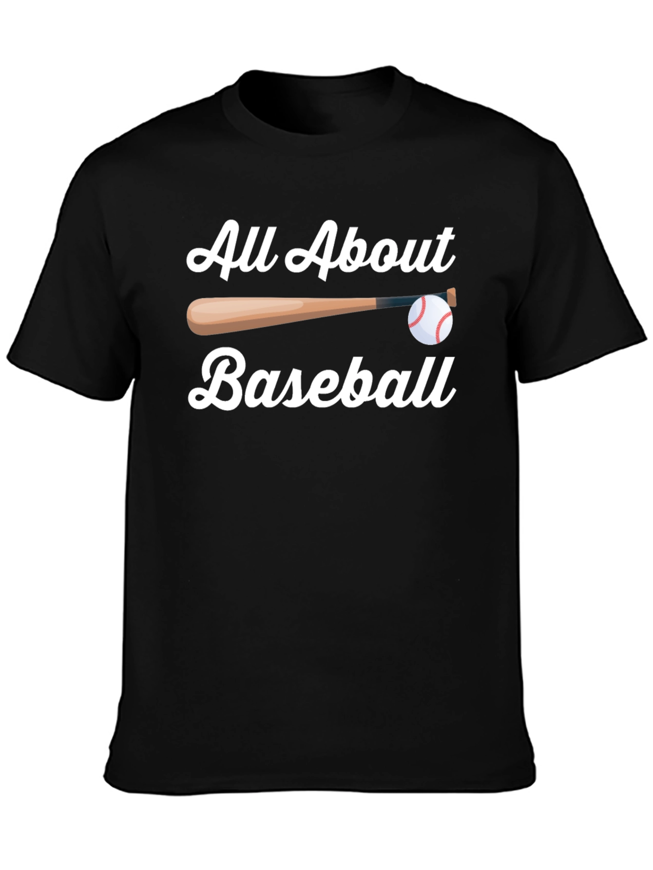 All About Baseball T-Shirt - Black