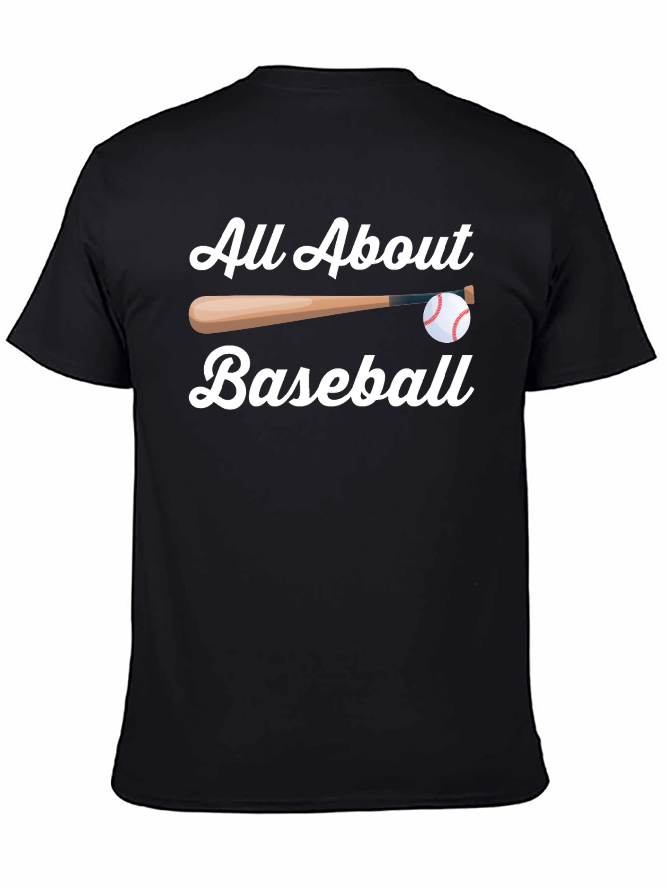 All About Baseball T-Shirt - Black
