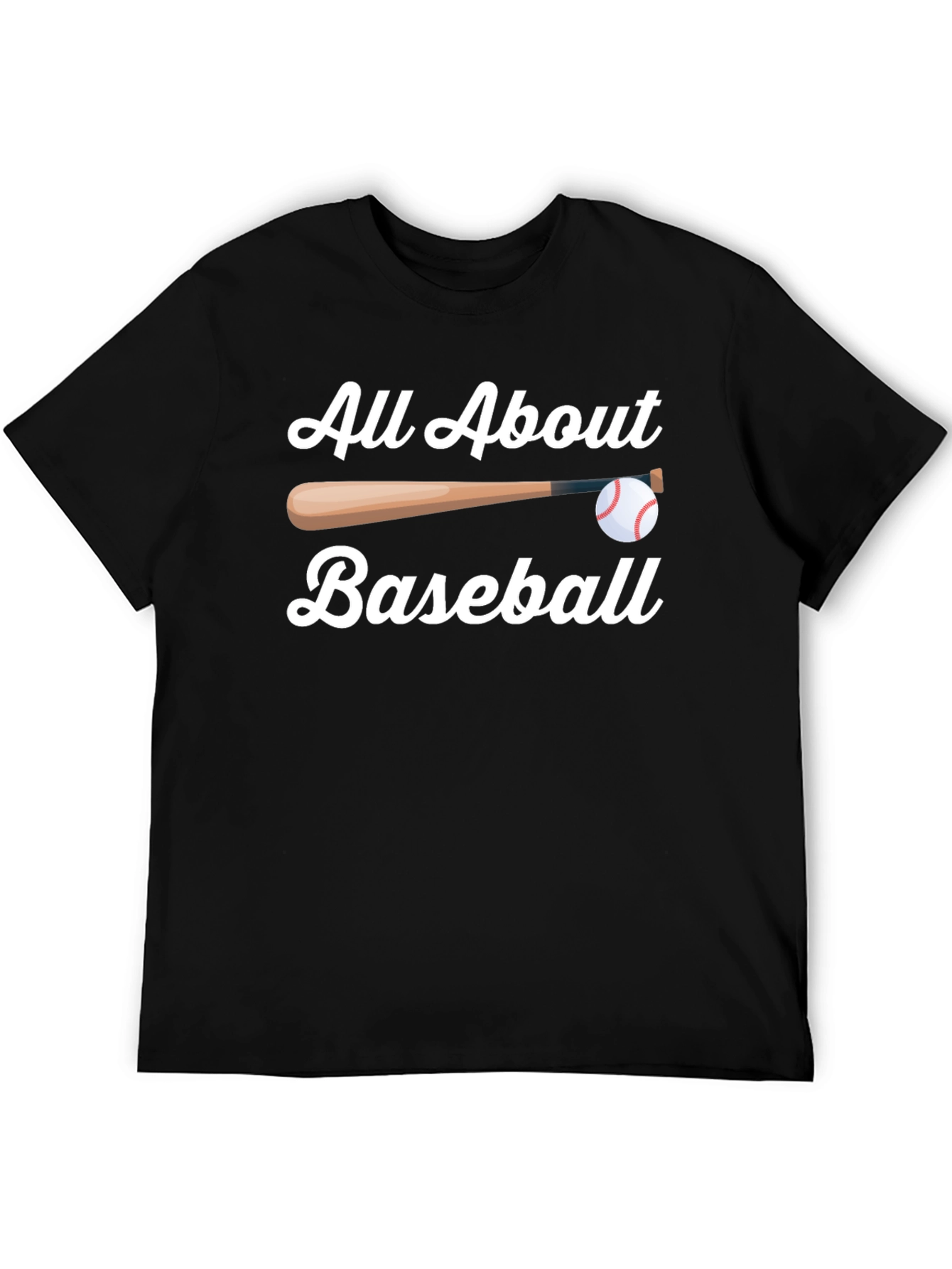 All About Baseball T-Shirt - Black