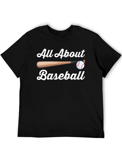 All About Baseball T-Shirt - Black