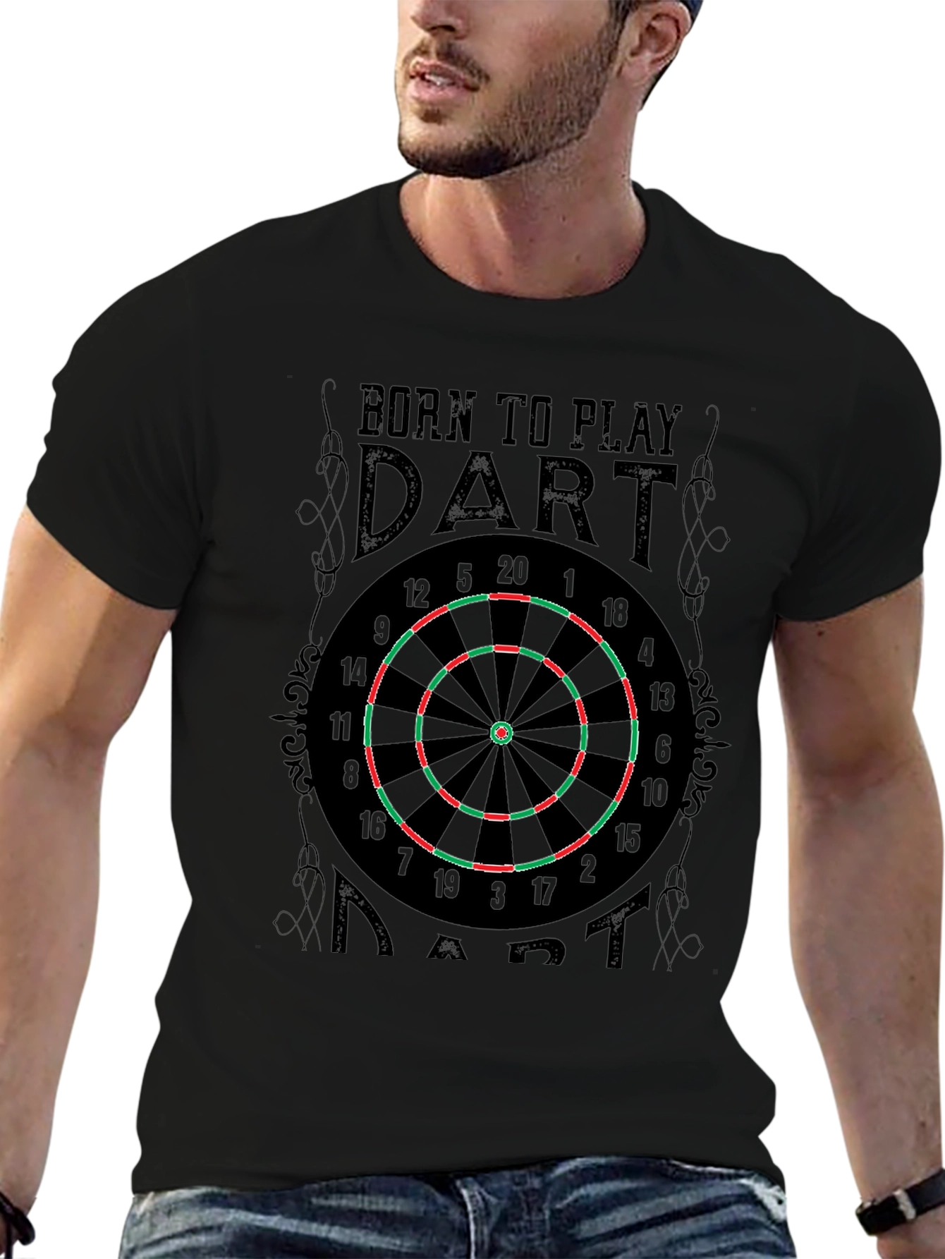 Born To Play Dart T-Shirt