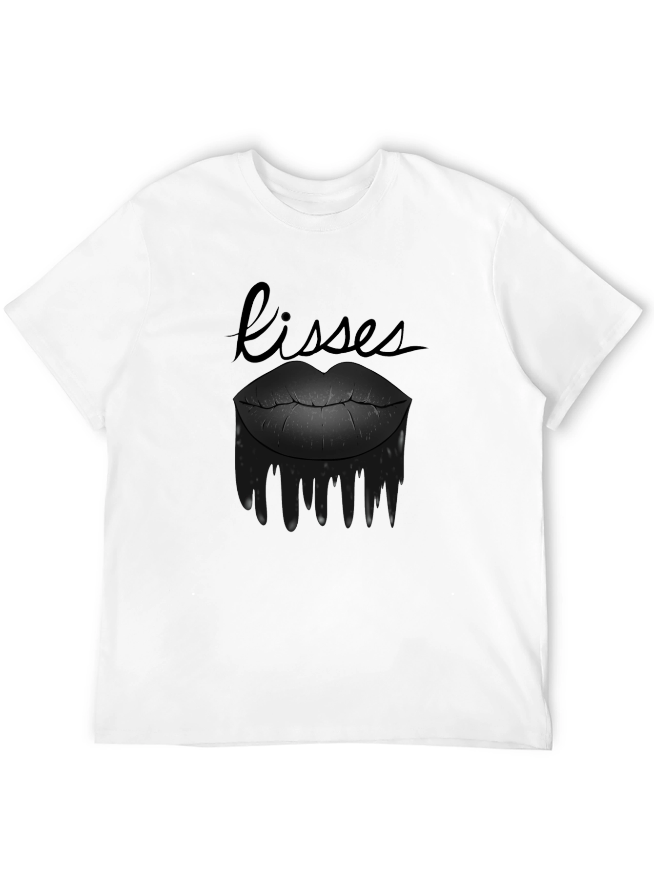 Kisses Graphic Tee - Black