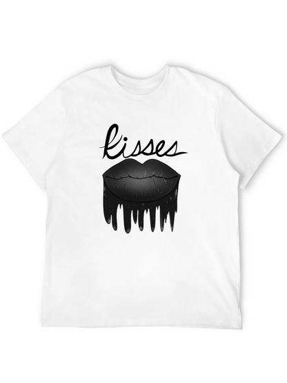 Kisses Graphic Tee - Black