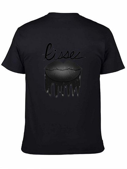 Kisses Graphic Tee - Black