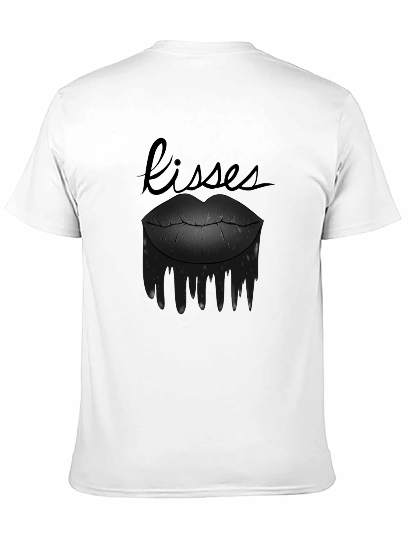 Kisses Graphic Tee - Black