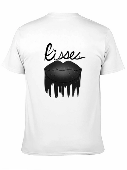 Kisses Graphic Tee - Black