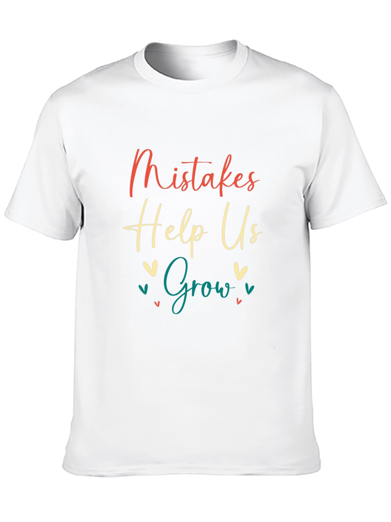 Mistakes Help Us Grow T-Shirt - Motivational Tee