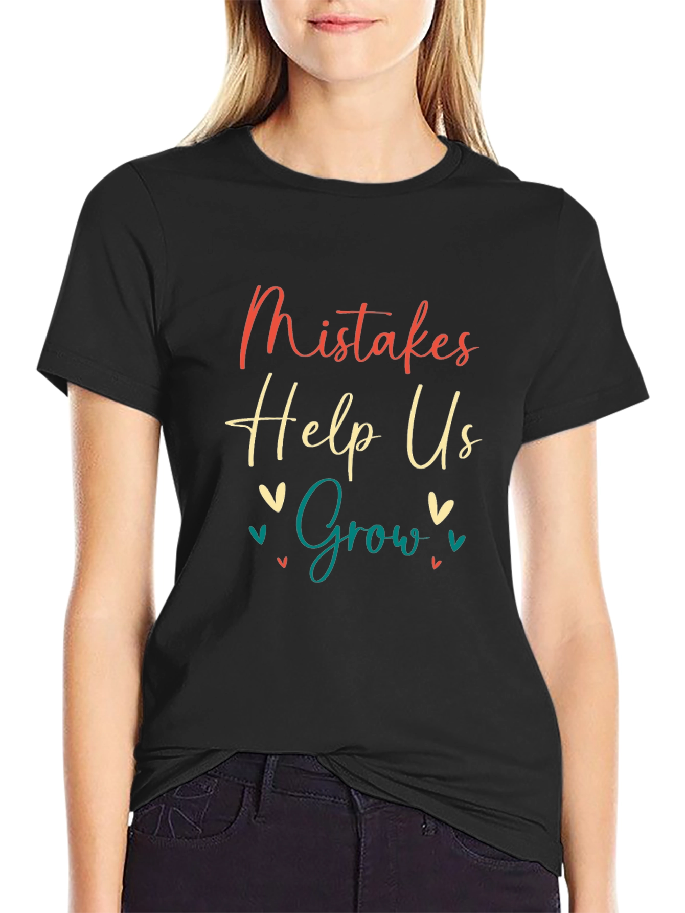 Mistakes Help Us Grow T-Shirt - Motivational Tee