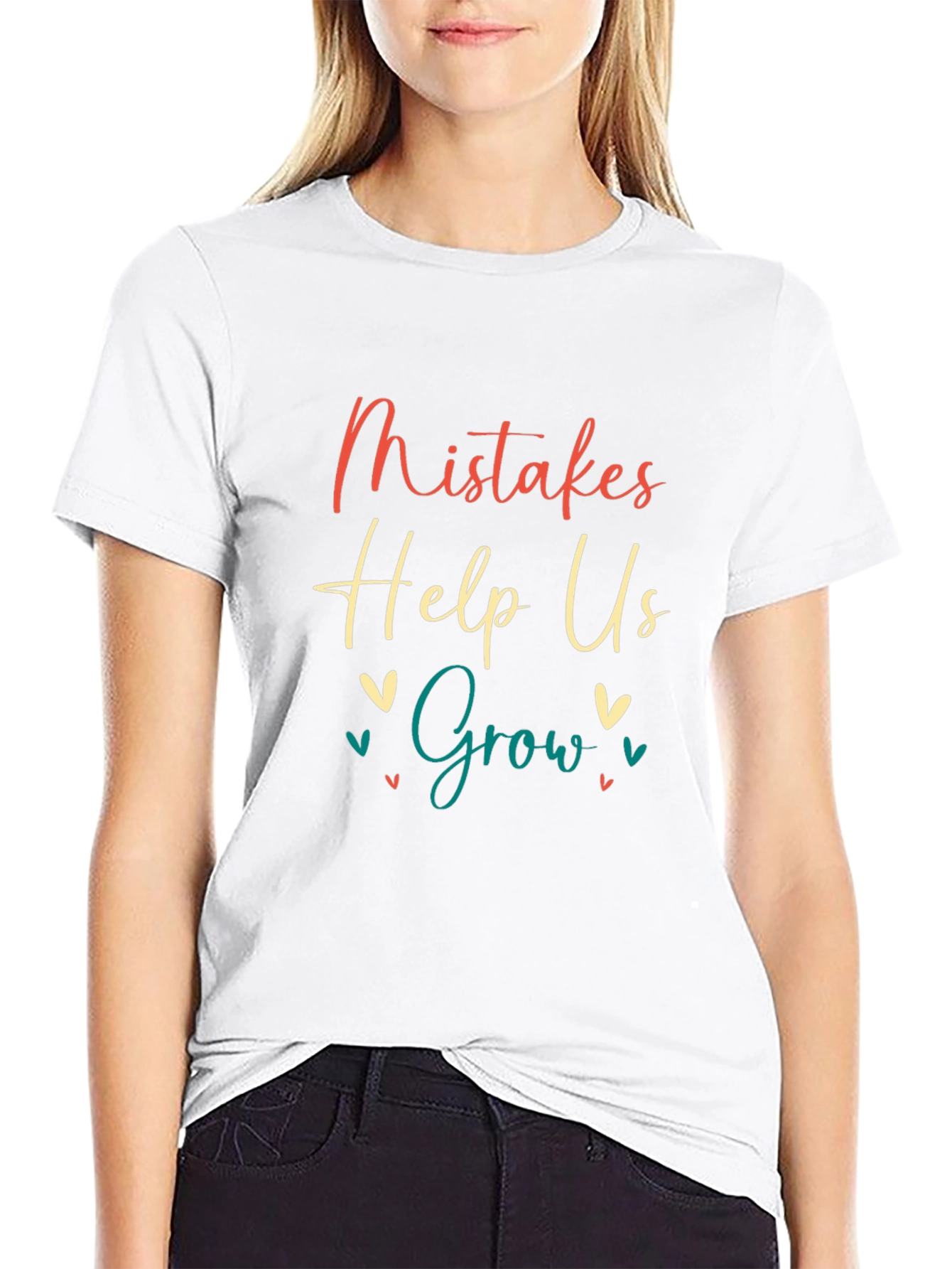 Mistakes Help Us Grow T-Shirt - Motivational Tee