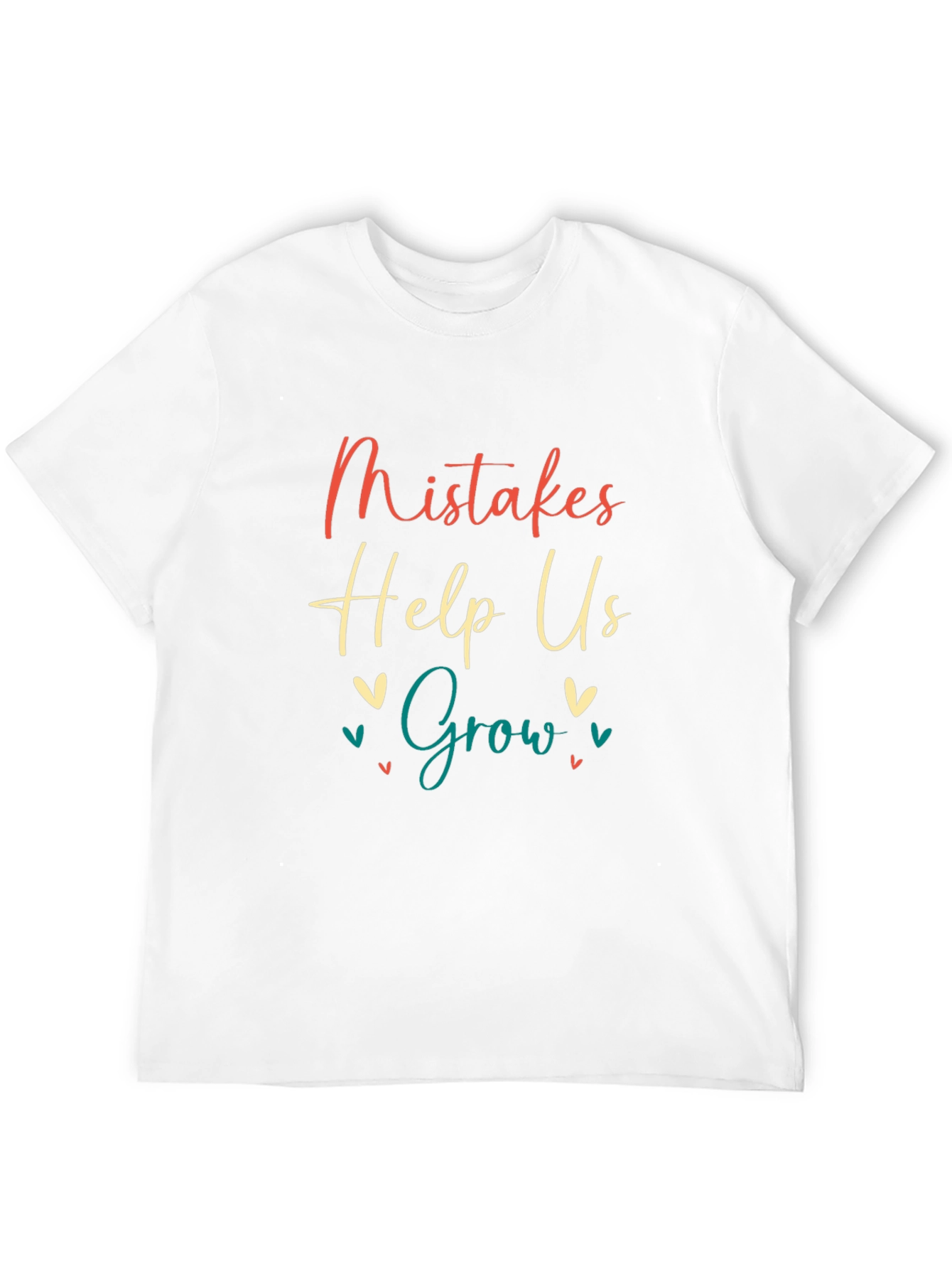 Mistakes Help Us Grow T-Shirt - Motivational Tee