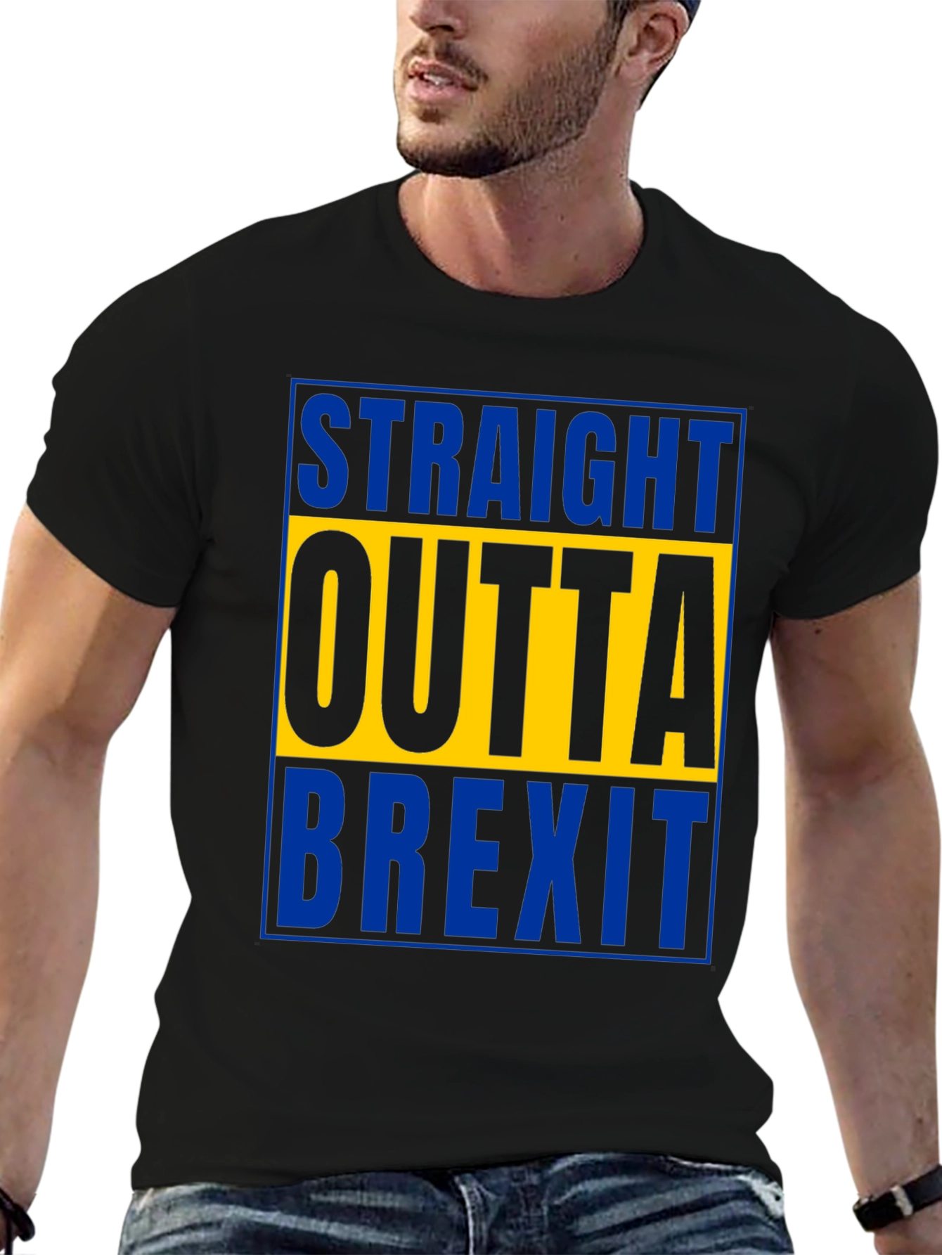 Straight Outta Brexit T-Shirt - Bold Graphic Tee